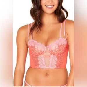 NWT COSABELLA Veneto Baclonette Bustier Bra 32D pink coral 32D new in packaging